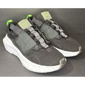 Nike Crater Impact Shoes Womens Size 8 Black Volt Running Sneakers CW2386-001